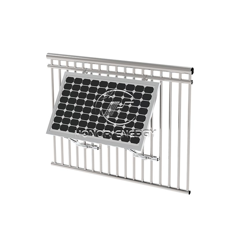 Muntele de balcon solar din aluminiu
