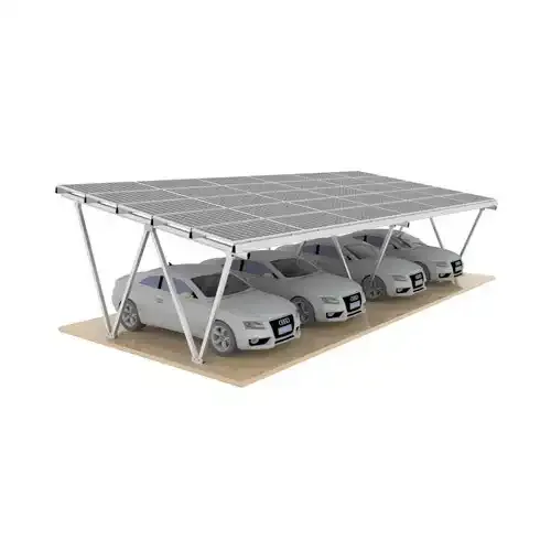 Suport din aluminiu impermeabil pentru carport solar tip W