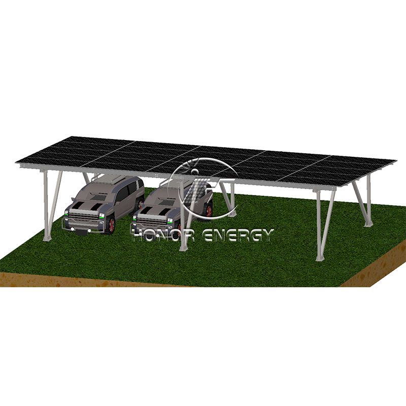 Oțel W Tip Solar Carport Mount