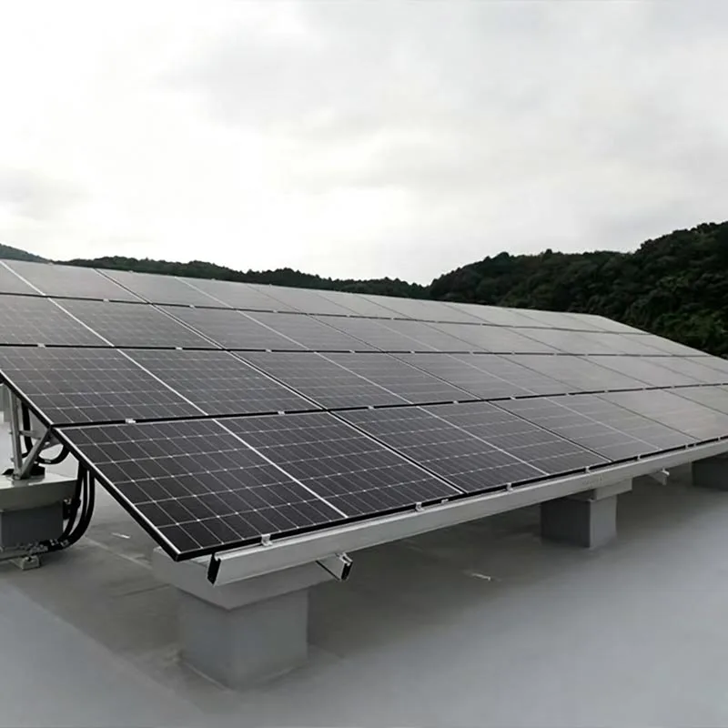 Montare la sol din aluminiu solar din beton