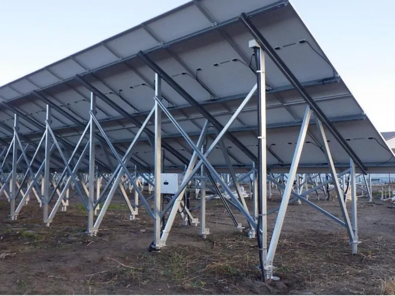 Montare la sol cu ​​șurub solar