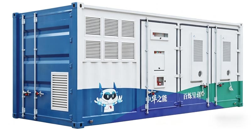 Sistem integrat de stocare a energiei containerelor