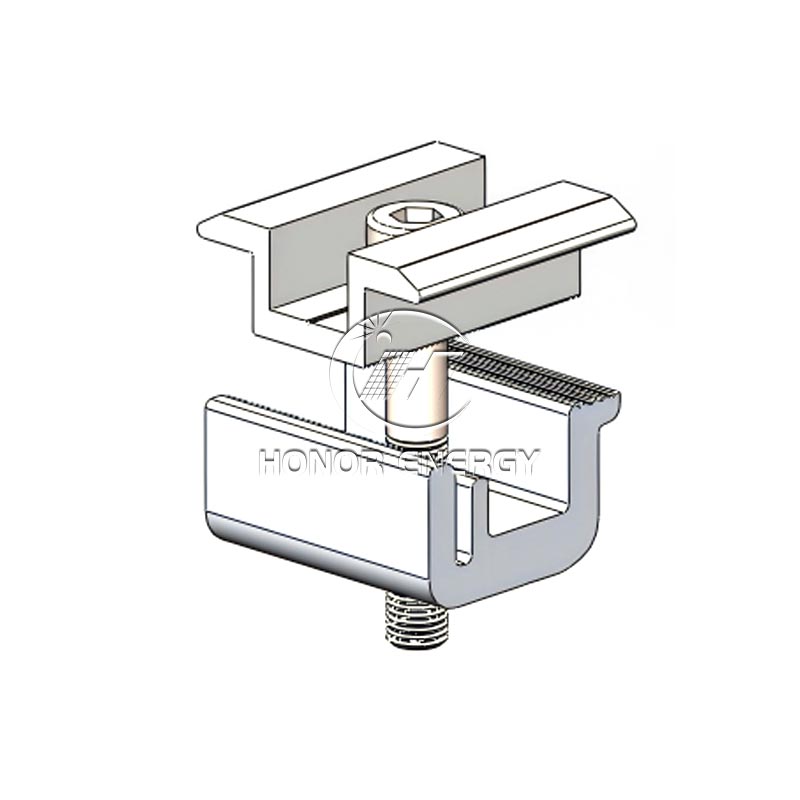 No Drill Solar clemă intermediară