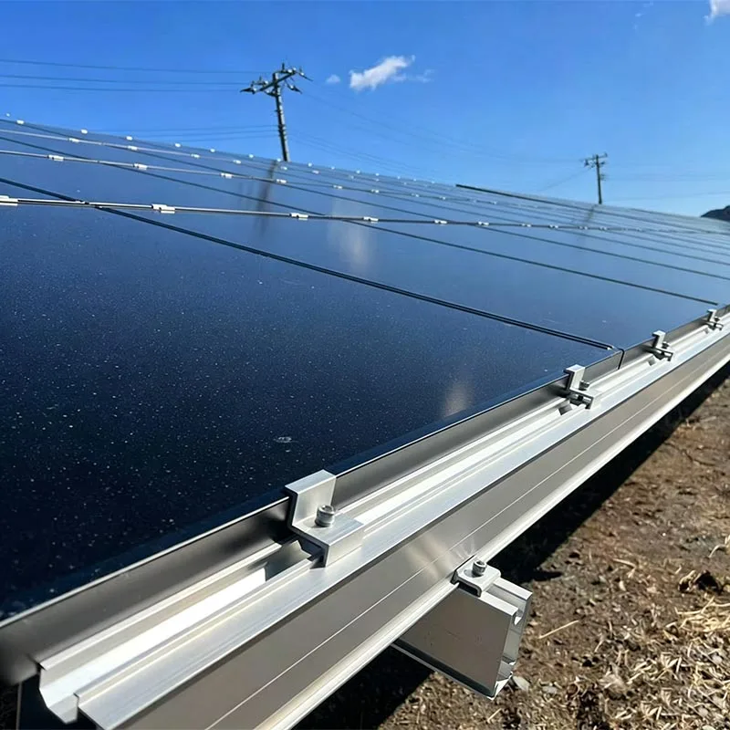 Montare la sol din aluminiu solar cu șuruburi