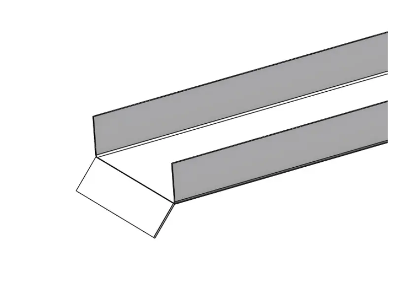 Canal solar orizontal impermeabil