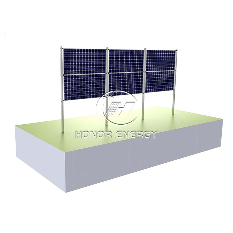 Suport vertical din oțel solar